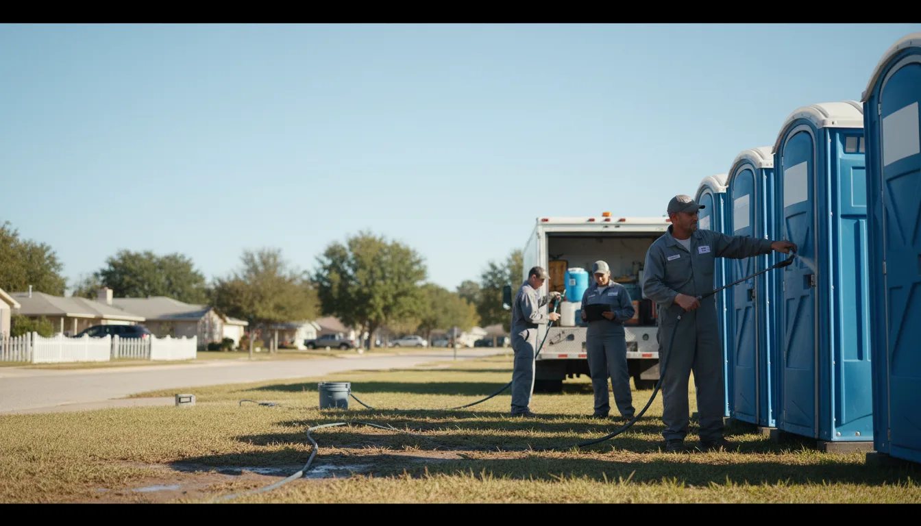 Long-Term Portable Toilet Rental in Van Buren, AR near me